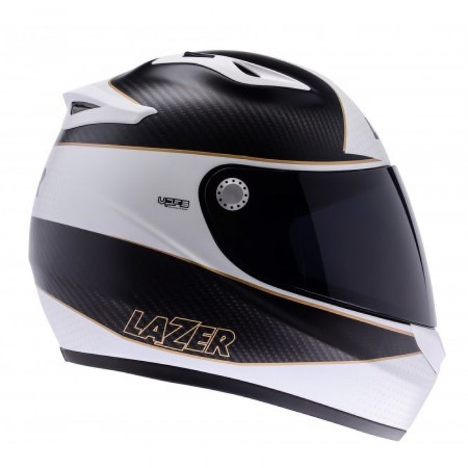 Hovedbilde Lazer Kestrel CL Signature Hvit Carbon helhjelm (ikke intercom klar)