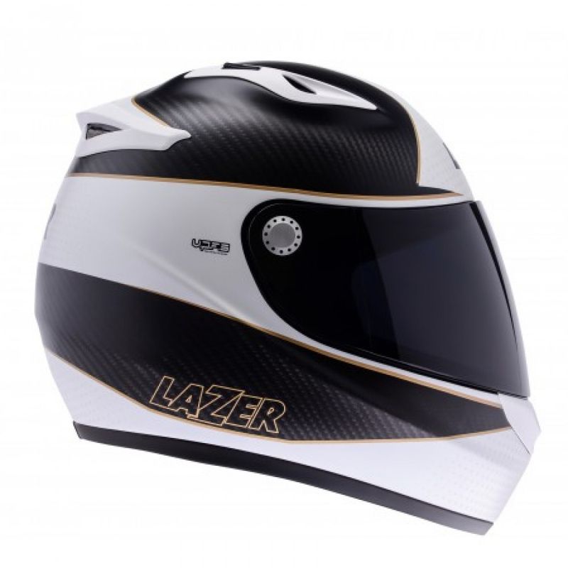 Lazer Kestrel CL Signature Hvit Carbon helhjelm (ikke intercom klar)