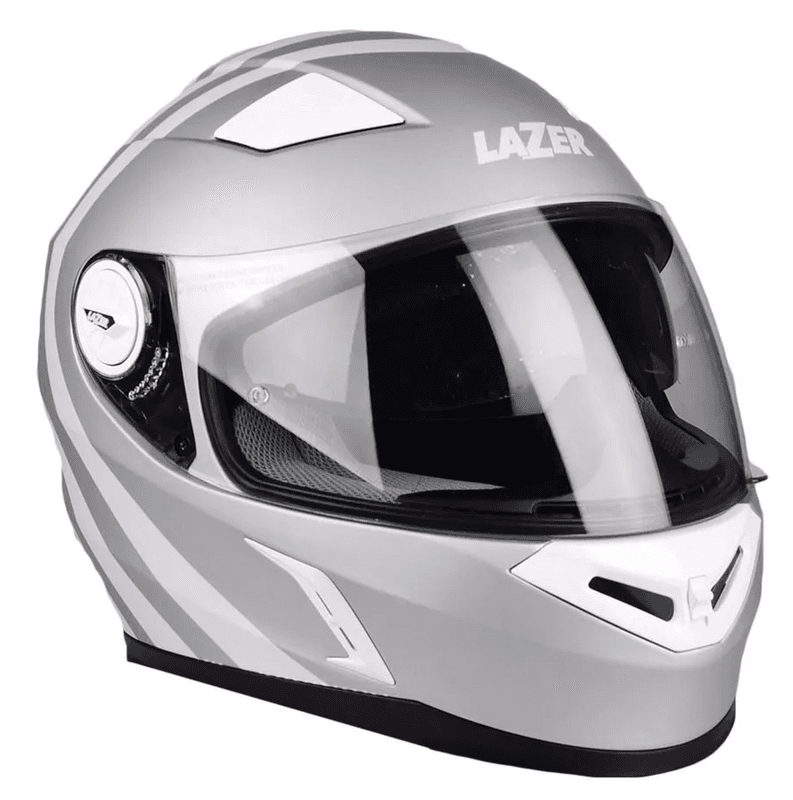 Lazer Bayamo ALL STAR (Matt grå - hvit) helhjelm