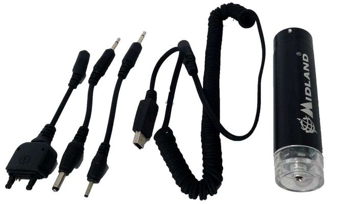 Hovedbilde Midland Emergency Charger - Nødlader med AA batteri med miniUSB 