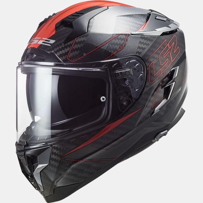 LS2 FF327 Challenger Carbon Fold Rød