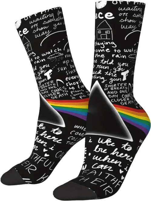Hovedbilde Classic Rock band Design sokker Svart/hvit/rød str 36-44