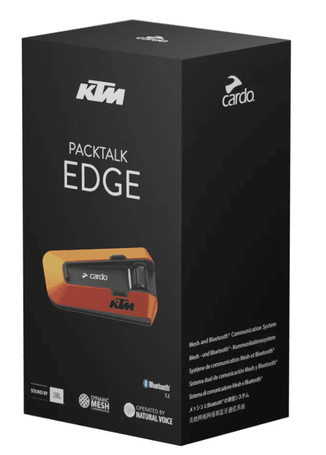 Hovedbilde Cardo Packtalk Edge Singlepack KTM Edition
