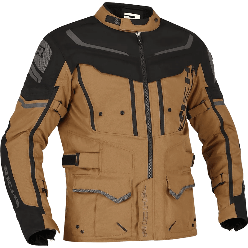 Richa Infinity 2 Adventure MC-Jakke Camel brun/svart