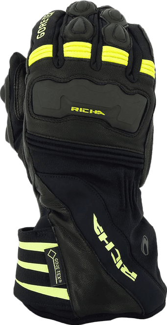 Hovedbilde Richa Cold Protect Gore-Tex Hanske Svart/Gul med Nal