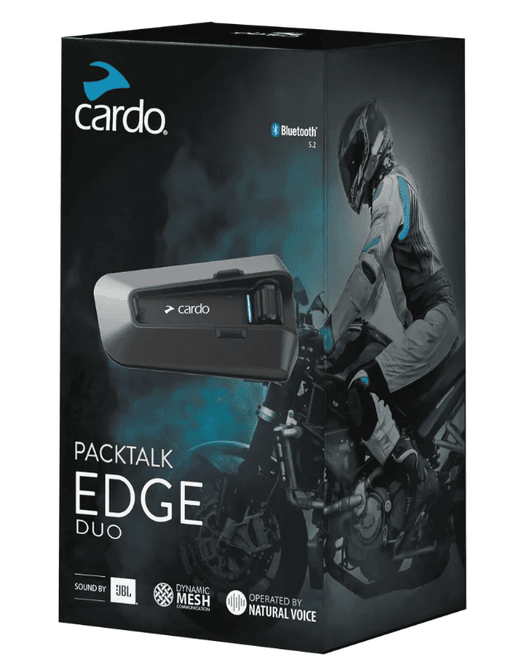 Hovedbilde Cardo Packtalk Edge Twin med Mesh og Bluetooth, JBL 40mm
