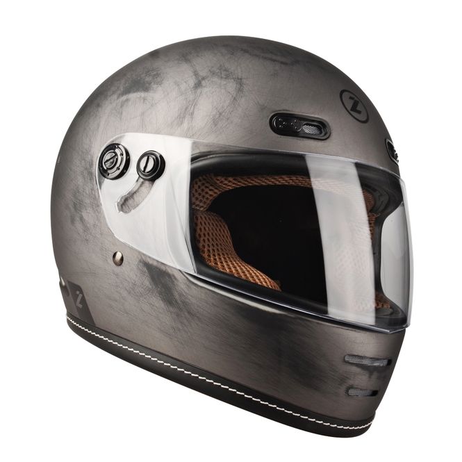 Hovedbilde Lazer OROSHI CAFE RACER Børstet ALU matt helhjelm