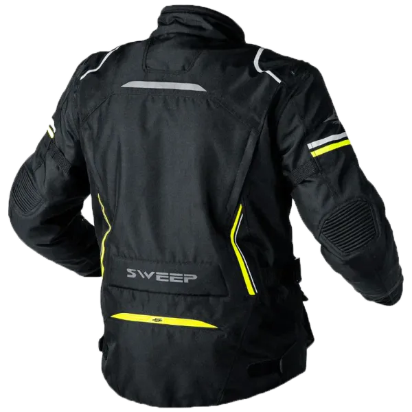 Sweep Outback MC-Jakke Svart/Gul