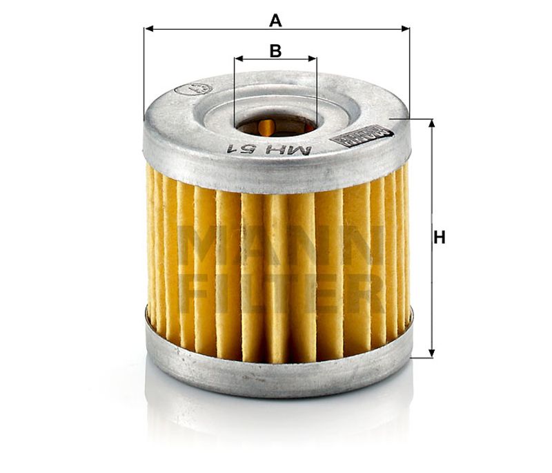 OLJEFILTERELEMENT MH51 SUZUKI , MANN-filter