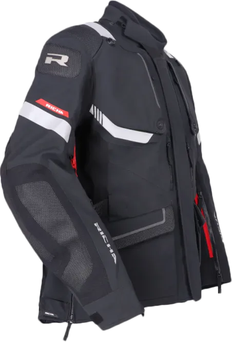 Hovedbilde Richa Armada Pro GTX Tekstil MC-Jakke KORT - Sort/Black