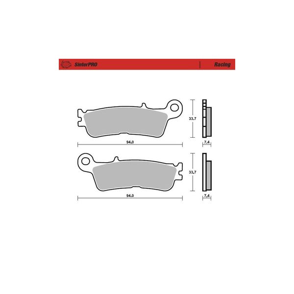 Moto-Master Bremseklosser Yamaha: YZ450F 20-.. YZ250F 21-.. Fantic Front