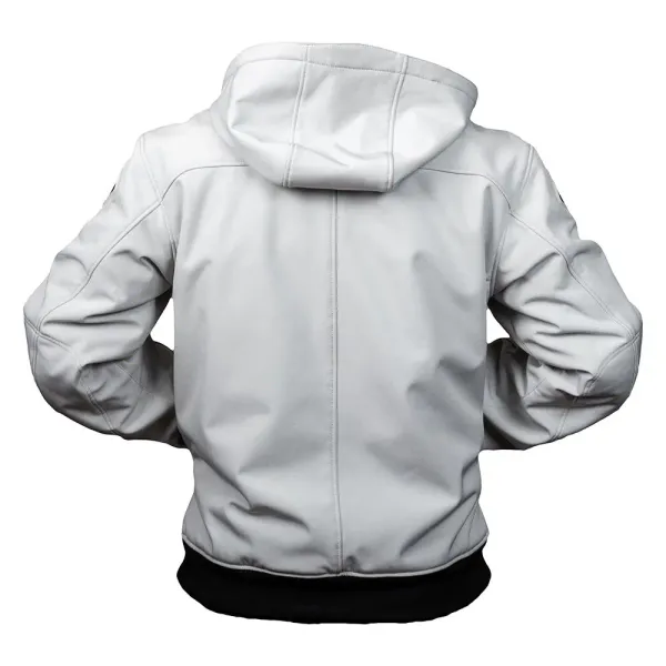 Bullfighter Ghost Softshell MC-Jakke Lys Gr&aring; med AA-skli, skulder og albu -beskyttelse 