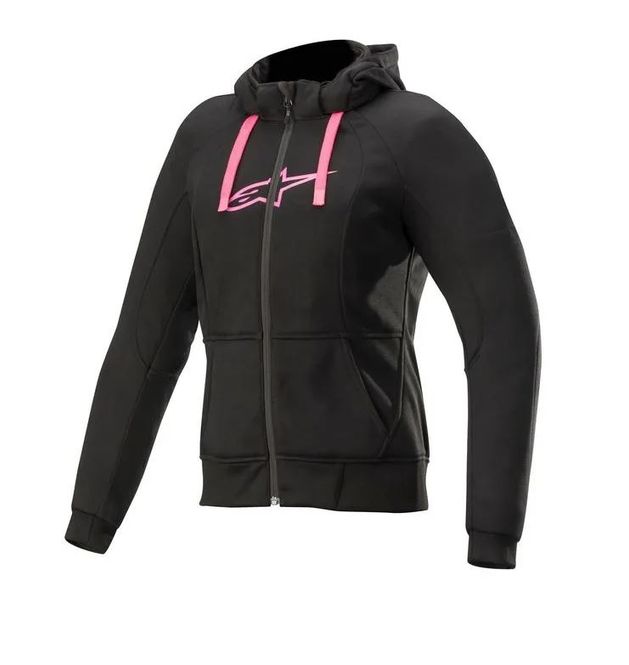 Hovedbilde Alpinestars Stella Chrome Dame MC-Hoodie Svart/Rosa