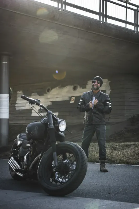 Bullfighter Cobra Kevlar MC-Jeans Grå Lengde:34