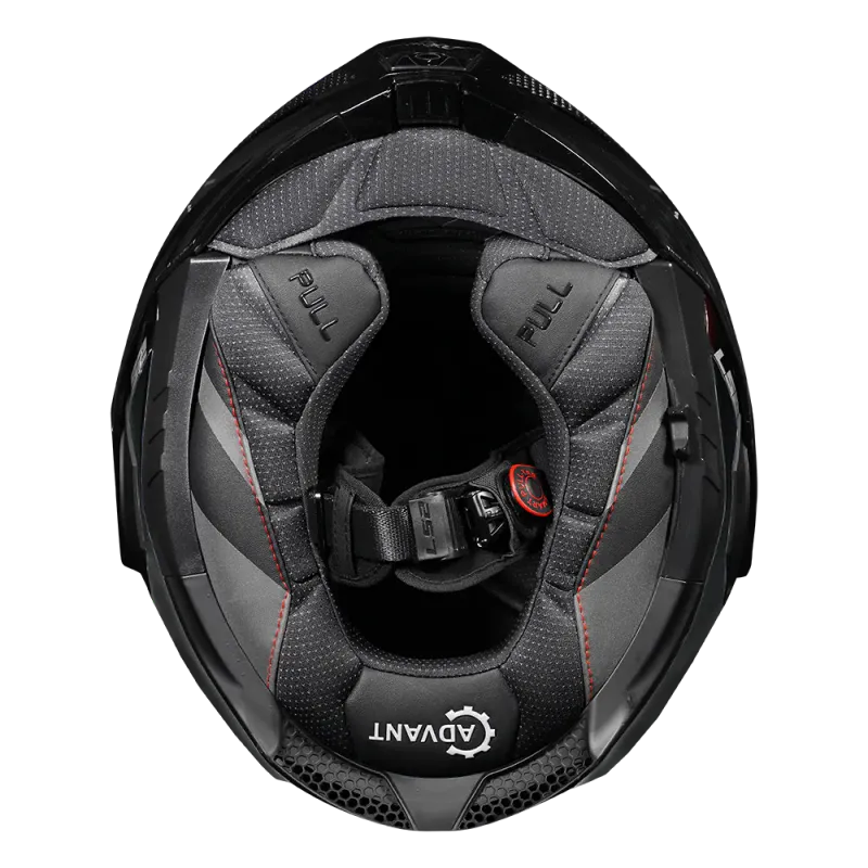 LS2 FF901 Advant X Gloss Carbon åpningshjelm