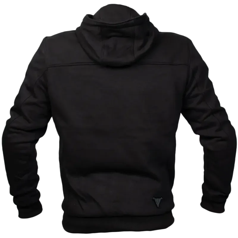 Bullfighter Atlas MC-Hoodie Svart med skli, skulder og albu -beskyttelse