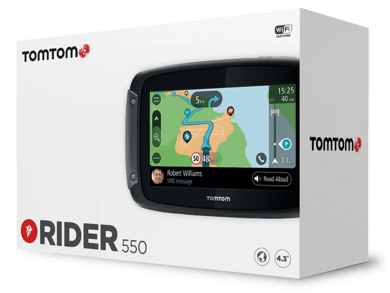 TomTom Rider 550 World MC-GPS med touch