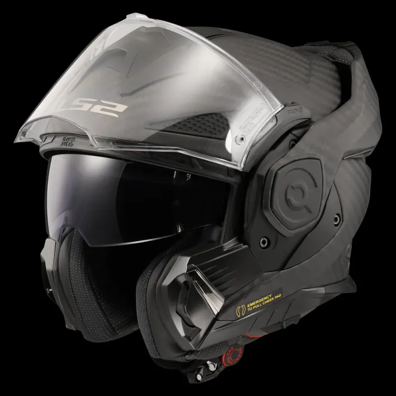 LS2 ÅpningsHjelm FF901 Advant X Matt Carbon 