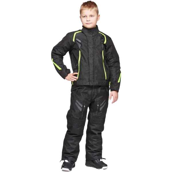 Sweep Wolverine 2 Barn MC- Jakke Svart/Gul