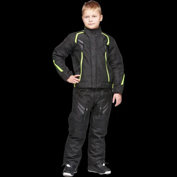 Sweep Wolverine 2 Barn MC- Jakke Svart/Gul